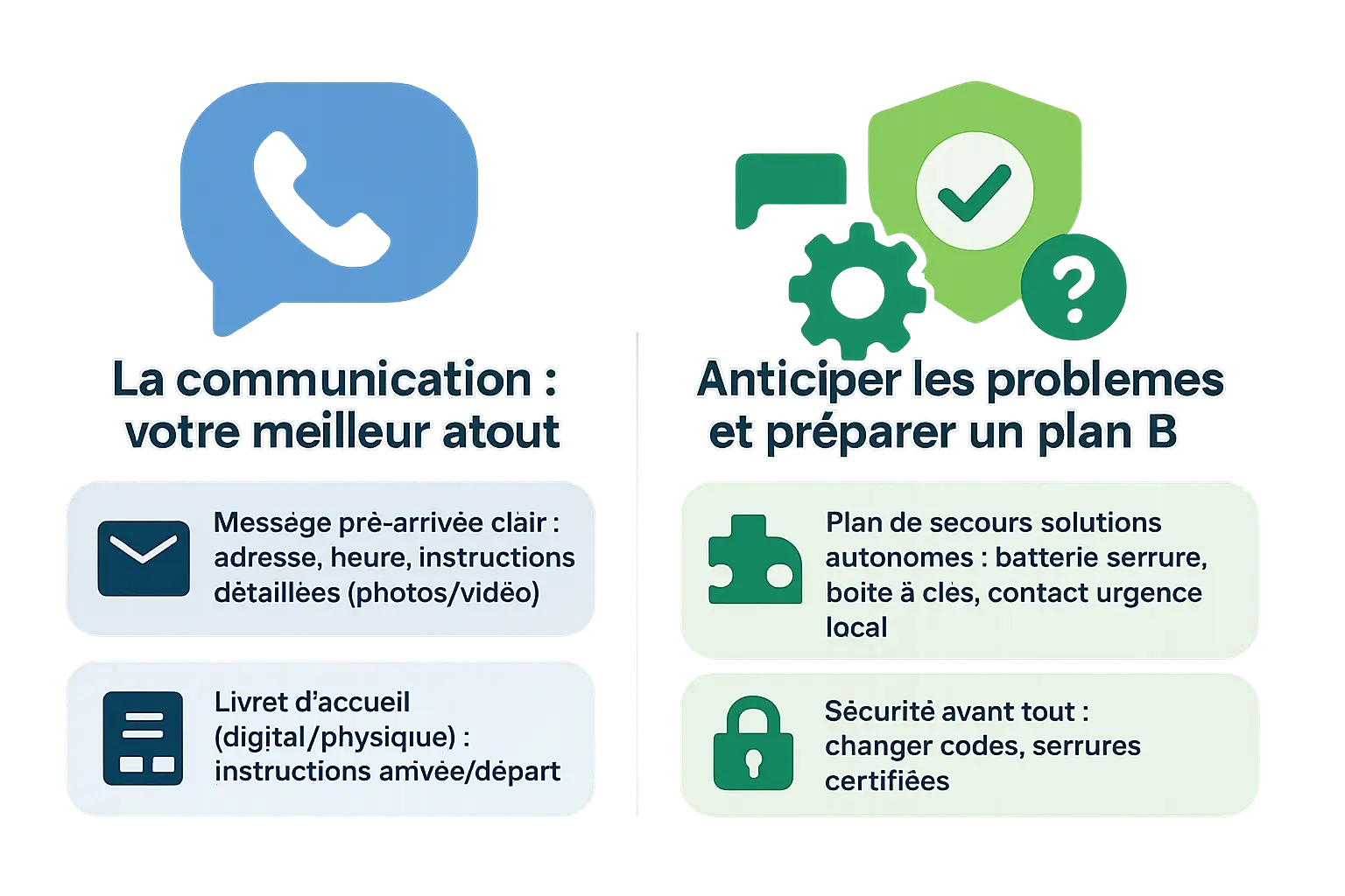 Illustration de communication claire avec les voyageurs