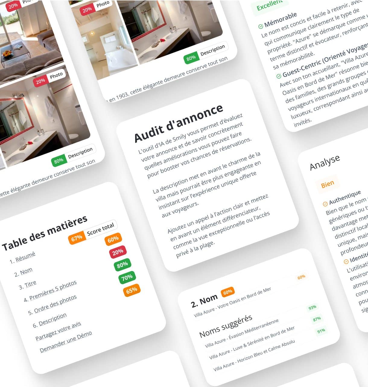 audit d'annonce airbnb gratuit Smily